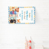 Let the Adventures Begin | Boy's Baby Shower 横断幕 (インサイチュ)