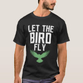 let the bird fly tシャツ (正面)