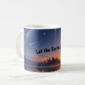 Let the Earth Breathe – Nature Calm Coffee Mug コーヒーマグカップ (正面左)
