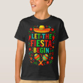 Let the fiesta begin - cinco de mayo party fun Let Tシャツ (正面)