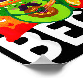 Let the fiesta begin funny cinco de mayo mexican L ポスター (角)