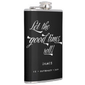 Let the Good Times 転がレトロヴィンテージ フラスク (右)