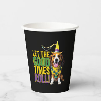 Let The Good Times -転が Mardiおもしろい Gras Dogs 紙コップ