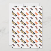 Let the Good Times 転が Sushiパーティー誕生日 招待状 (裏面)