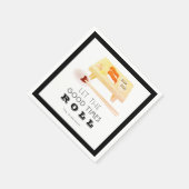 Let the Good Times 転が Sushi Black紙ナプキン スタンダードカクテルナプキン (角)
