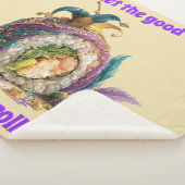 Let The Good Times Roll Mardi Gras シェルパブランケット (3/4)