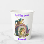 Let The Good Times Roll Mardi Gras 紙コップ (裏面)