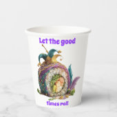 Let The Good Times Roll Mardi Gras 紙コップ (正面)