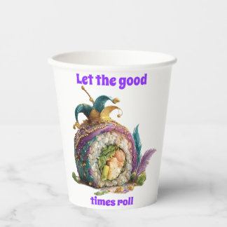 Let The Good Times Roll Mardi Gras 紙コップ