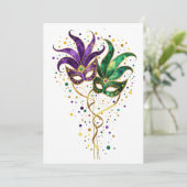 Let the Good Times Roll Mardi Gras Masks カード (スタンド正面)