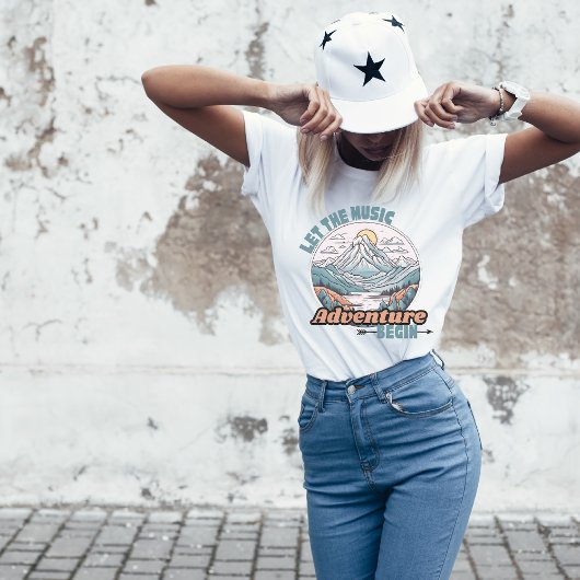 Let The Music Adventure Begin Tshirt Tシャツ