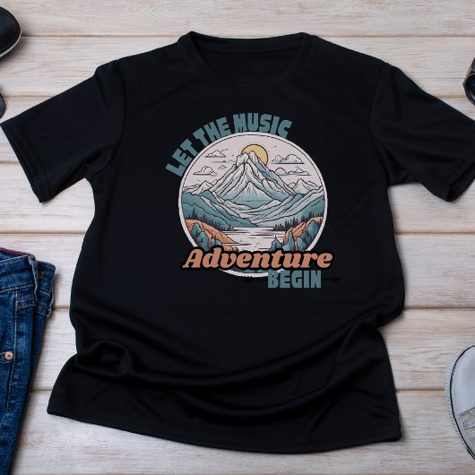 Let The Music Adventure Begin Tshirt Tシャツ