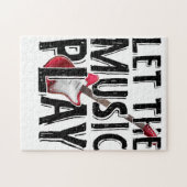 Let The Music Play Electric Guitar ジグソーパズル (横)