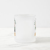 Let The Preschool Adventure Begin Camping Back To フロストグラスマグカップ (中央)