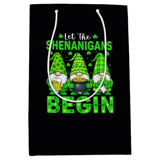 Let The Shenanigans Begin ミディアムペーパーバッグ (正面)