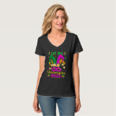 Let The Shenanigans Begin Jester Mardi Gras Carniv Tシャツ (正面フル)