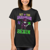 Let The Shenanigans Begin Mardi Gras Flossing Vood Tシャツ (正面)