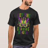 Let The Shenanigans Begin Mardi Gras Mask Souvenir Tシャツ (正面)