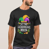 Let The Shenanigans Begin Mardi Gras Shirts, Kids  Tシャツ (正面)