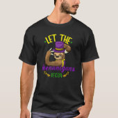 Let The Shenanigans Begin Mardi Gras Sloth Tシャツ (正面)