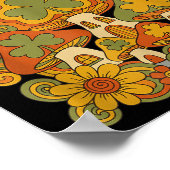 Let the shenanigans begin mushroom retro st ポスター (角)