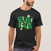 Let The Shenanigans Begin Shamrock St Patrick's Da Tシャツ (正面)
