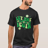 Let The Shenanigans Begin Shamrock St Patrick's Da Tシャツ (正面)