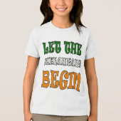 Let The Shenanigans Begin St Paddys Day トライブレンドＴシャツ (正面)