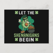 Let The Shenanigans Begin - St Patricks Day ポストカード (正面)