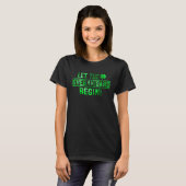 Let The Shenanigans Begin St Patricks Day Tie Dye  Tシャツ (正面フル)