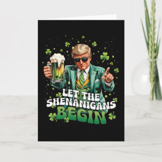 Let The Shenanigans Begin Trump St Patrick's Day 1 カード