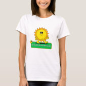 Let the sun do the work Green Energy Tシャツ (正面)
