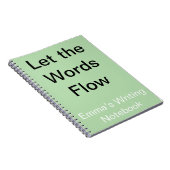 Let the Words カスタム Flow感動的書's ノートブック (右側)