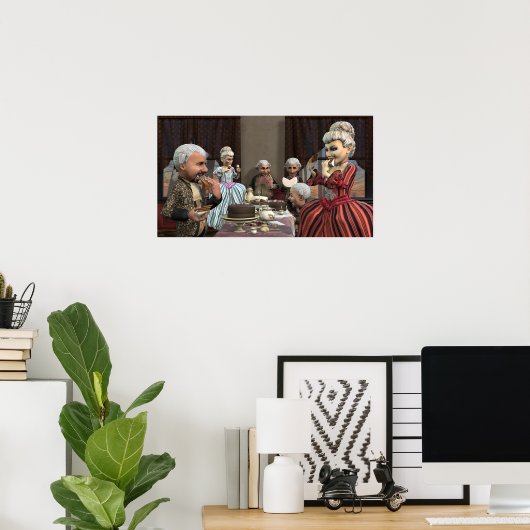 Let Them Eat Cake - Small Poster ポスター (ホームオフィス)