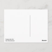 LET THEM SERVE trans*サービスメンバーの抗議カード ポストカード (裏面)