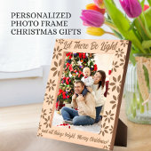 Let There Be Light, Christmas Holidays Photo レーザー彫刻フレーム