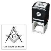Let there be light rubber stamp  セルフインキングスタンプ (インサイチュ)