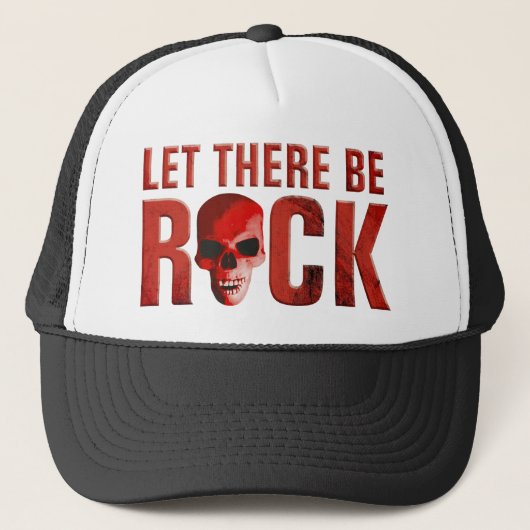 let there be rock skull red キャップ (正面)