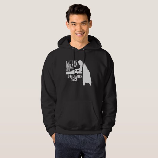 let this old man show you how to measure once job パーカ (正面フル)