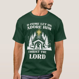 Let Us Adore Him T-Shirt Tシャツ
