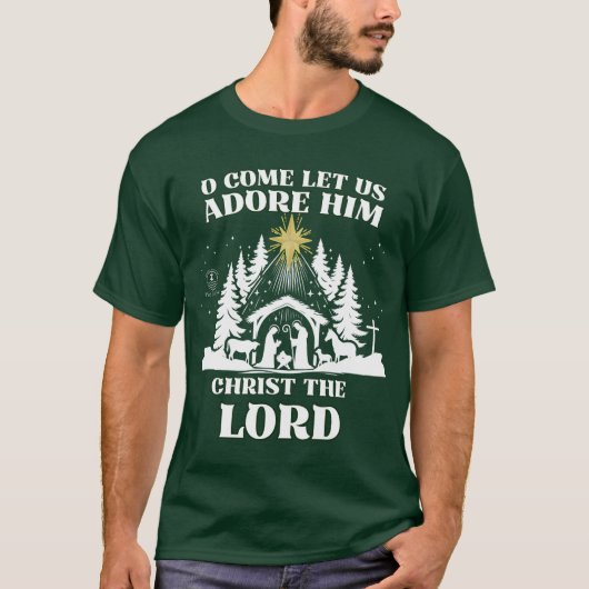 Let Us Adore Him T-Shirt Tシャツ (正面)