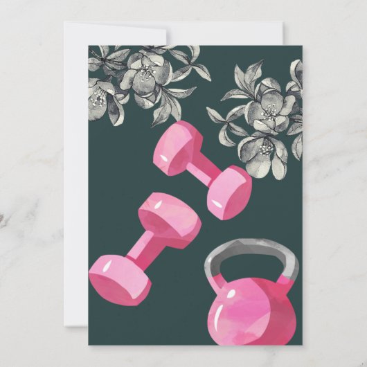 Let Work It Out誕生日招待状 (裏面)