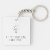 Let You Light Shine Before Others キーホルダー (裏面)