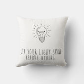 Let You Light Shine Before Others クッション (裏面)