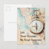 Let Your Dreams Be Your Compass ポストカード (正面/裏面)
