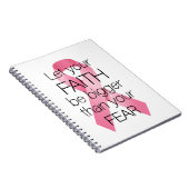 Let Your Faith Be Bigger Than Your Fear ノートブック (右側)