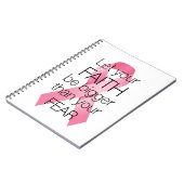 Let Your Faith Be Bigger Than Your Fear ノートブック (左側)