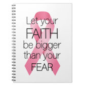 Let Your Faith Be Bigger Than Your Fear ノートブック (正面)
