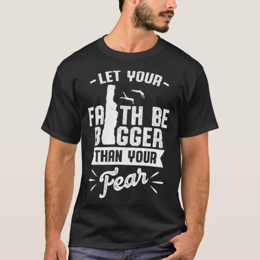 Let Your Faith Be Bigger Than Your Fear Tombstonin Tシャツ (正面)