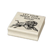 Let Your Inner Tiger Roar Inspirational Stamp ラバースタンプ (スタンプ)